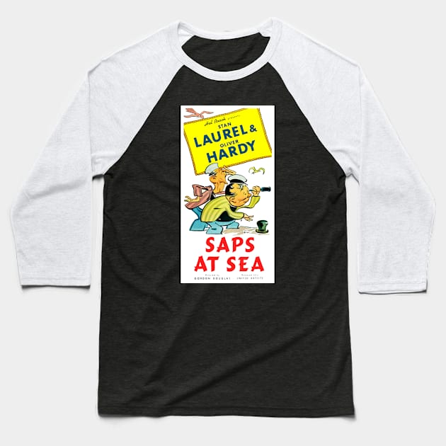 Saps At Sea T-shirt 2 Baseball T-Shirt by ZippyFraggle1